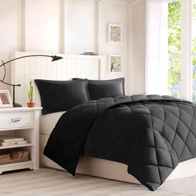 Streamdale Furniture Streamdale Diamond Quilting Reversible Down Alternative Comforter Set