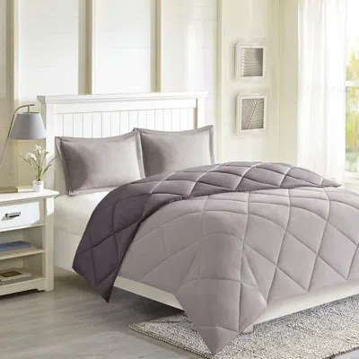 Streamdale Furniture Streamdale Diamond Quilting Reversible Down Alternative Comforter Set