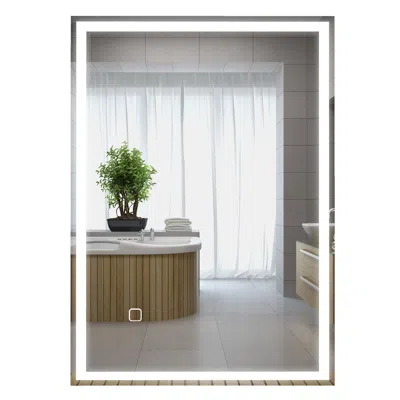 Streamdale Furniture Streamdale Dimmable Bathroom Mirror With Led Lights