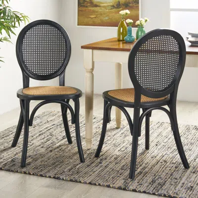 Streamdale Furniture Streamdale Dining Chair Mp2(set Of 2) In Black