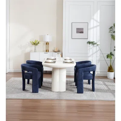 Streamdale Furniture Streamdale Dining Chair Set Of 2 Blue
