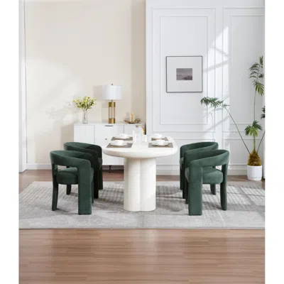 Streamdale Furniture Streamdale Dining Chair Set Of 2 Green