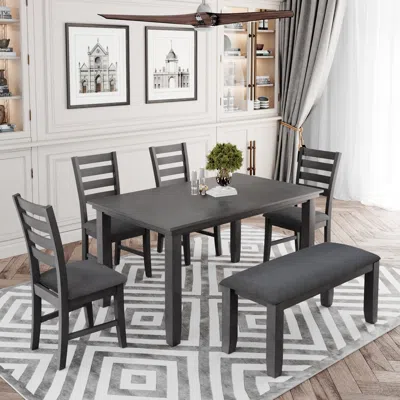 Streamdale Furniture Streamdale Dining Room Table And Chairs With Bench