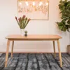 Streamdale Furniture Streamdale 6-piece Kitchen Dining Table Set Wooden Rectangular Dining Table