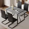 Streamdale Furniture Streamdale Dining Table And 4 Pu Chairs