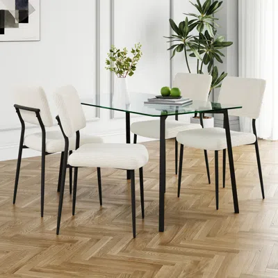 Streamdale Furniture Streamdale Dining Table Set For 5