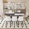 Streamdale Furniture Streamdale Dining Table Set With Storage & 8 Chairs