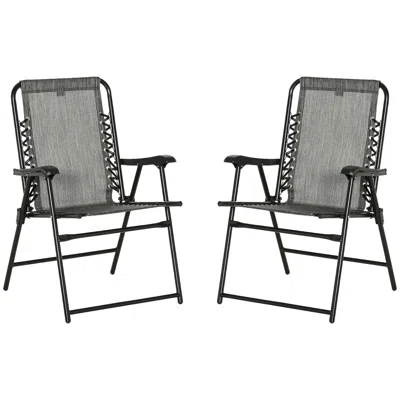 Streamdale Furniture Streamdale Double Lawn Chair Set Comfort Anytime In Black