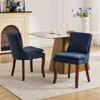 Streamdale Furniture Streamdale Double-layer Chenille Dining Chair Set (2)