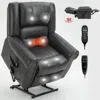 Streamdale Furniture Streamdale Dual Motor Power Lift Recliner Chair With Heat Massage