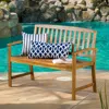 Streamdale Furniture Streamdale Durable Acacia Wood Bench For Outdoor Comfort And Style