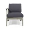 Streamdale Furniture Streamdale Durable Acacia Wood Outdoor Armchair With Water-resistant Cushions
