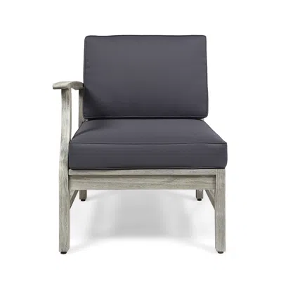 Streamdale Furniture Streamdale Durable Acacia Wood Outdoor Armchair With Water-resistant Cushions