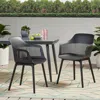 Streamdale Furniture Streamdale Durable And Stylish Plastic Outdoor Chair Set With Modern Vibe