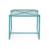 Streamdale Furniture Streamdale Elba 15.5" Modern Mesh Side Table With Durable Iron Frame