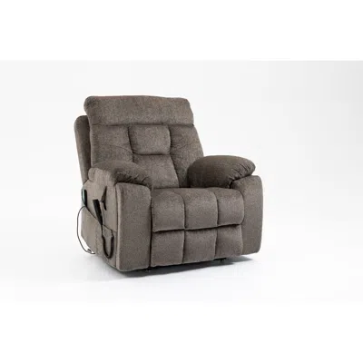 Streamdale Furniture Streamdale Electric Lift Sofa With Massage, Tilt, And Cup Holders