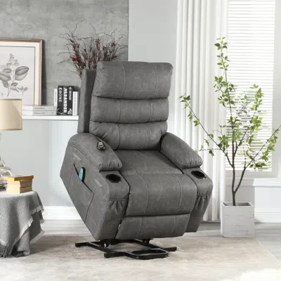 Streamdale Furniture Streamdale Electric Power Lift Recliner Chair W/ Massage & Heat