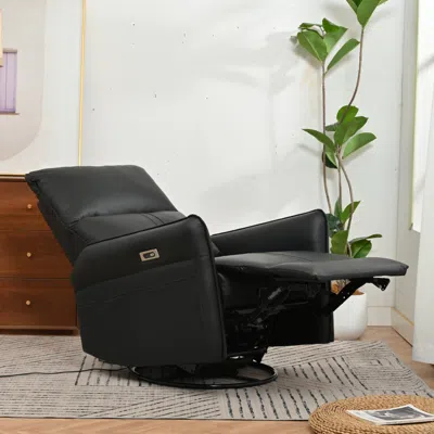 Streamdale Furniture Streamdale Electric Swivel Rocker Recliner Chair For Small Spaces
