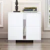 Streamdale Furniture Streamdale Elegant 2-drawer Nightstand In White For Versatile Storage