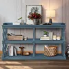 Streamdale Furniture Streamdale Elegant 3-tier Console Table With Ample Storage And Artistic Design