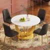 Streamdale Furniture Streamdale Elegant 47" Dining Table Set With 4 Chairs