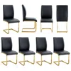Streamdale Furniture Streamdale Elegant Arch Dining Chairs (set Of 8)