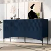 Streamdale Furniture Streamdale Elegant Curved Door Sideboard For Modern Spaces