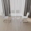 Streamdale Furniture Streamdale Elegant Dining Table And Chair Set Modern