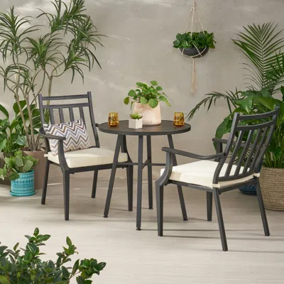 Streamdale Furniture Streamdale Elegant Minimalist Bistro Set 1 Table