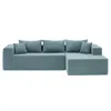 Streamdale Furniture Streamdale Elegant Minimalist Modular Sofa Combo With Pillows