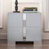Streamdale Furniture Streamdale Grey Nightstand: Compact, Stylish Storage In Gray