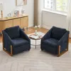 Streamdale Furniture Streamdale Elegant Modern Armchair With Wooden Frame And Cushioned Comfort