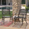 Streamdale Furniture Streamdale Elegant Ornate Dining Chairs With Cast Aluminum Frame
