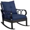 Streamdale Furniture Streamdale Elegant Outdoor Rocking Chair Comfort & Style For Your Patio Oasis