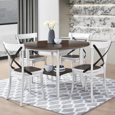 Streamdale Furniture Streamdale Elegant Round Dining Set
