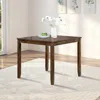 Streamdale Furniture Streamdale Elegant Solid Wood Dining Table With Spacious Tabletop And Sturdy Solid Wood Legs
