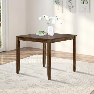 Streamdale Furniture Streamdale Elegant Solid Wood Dining Table With Spacious Tabletop And Sturdy Solid Wood Legs