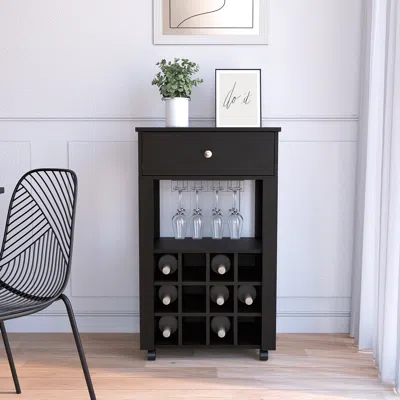 Streamdale Furniture Streamdale Elegant Wine Rack Cabinet With Storage And Display