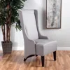 Streamdale Furniture Streamdale Elegantly Designed Contemporary Wingback Upholstered Dining Chair