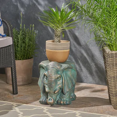 Streamdale Furniture Streamdale Elephant Garden Stool Versatile Decor