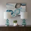 STREAMDALE FURNITURE STREAMDALE ELLIPSE CURVED GLASS TABLE LAMP