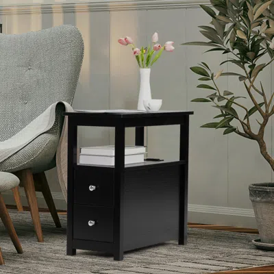 Streamdale Furniture Streamdale End Table With Charging Station