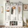 Streamdale Furniture Streamdale Entryway Hall Tree: Bench, Coat Rack, Drawers & Shelves