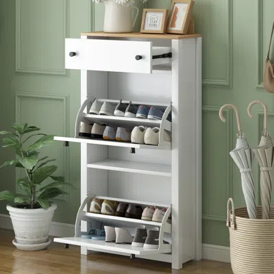 Streamdale Furniture Streamdale Entryway Organizer With Shoe Cabinet ...