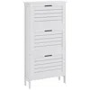 Streamdale Furniture Streamdale Entryway Shoe Storage Cabinet With 3 Flip Drawers