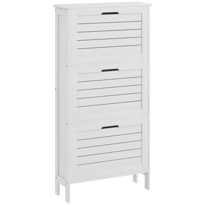 Streamdale Furniture Streamdale Entryway Shoe Storage Cabinet With 3 Flip Drawers