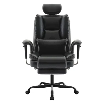 Streamdale Furniture Streamdale Ergonomic Office Chair, 200kg, Lumbar Support, Headrest - Black