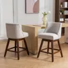 Streamdale Furniture Streamdale Ergonomic Swivel Chair With Curved Back For Enhanced Comfort