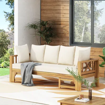 Streamdale Furniture Streamdale Escape Outdoors With Our Versatile Acacia Wood Daybed