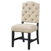 Streamdale Furniture Streamdale Espresso 4-piece Retro Upholstered Dining Chair Set